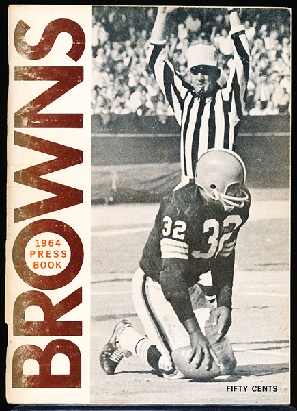 1964 Cleveland Browns NFL Media Guide