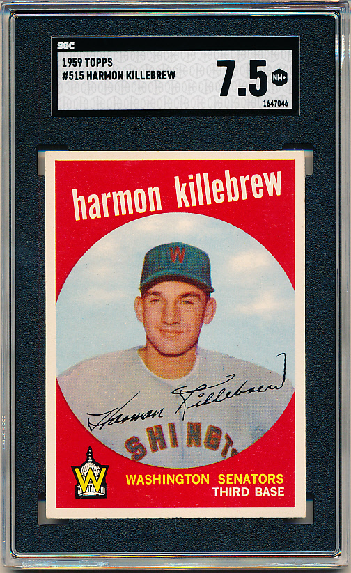  1959 Topps # 515 Harmon Killebrew Washington Senators