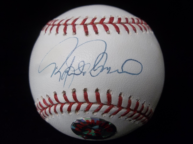 Autographed Rafael Palmeiro Official MLB Bsbl.