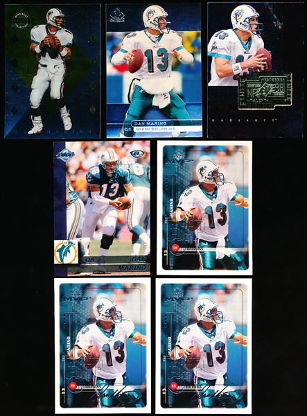 7 Asst. Dan Marino Promo/ Sample Cards