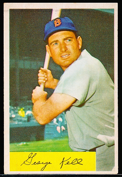 1954 Bowman Bb- #50 George Kell, Red Sox