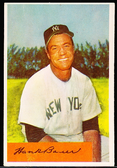 1954 Bowman Bb- #129 Hank Bauer, Yankees
