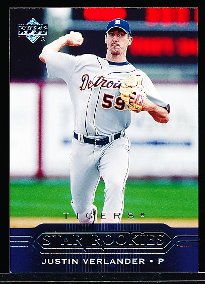 2005 Upper Deck Bsbl. #430 Justin Verlander RC