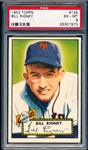 1952 Topps Baseball- #125 Bill Rigney, Giants- PSA Ex-Mt 6