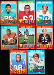 1971 Topps Football- 75 Diff
