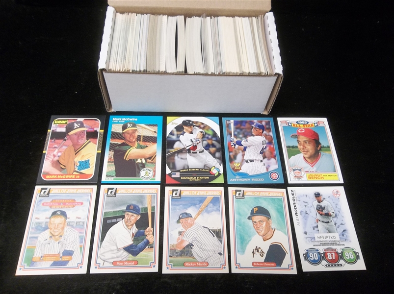 Baseball Star Card Lot- 350 Asst Stars