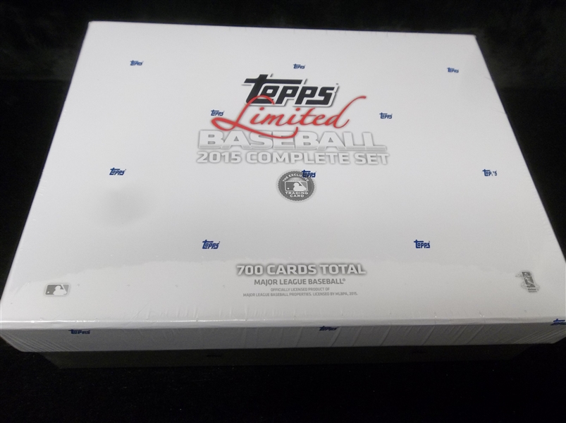 2015 Topps Limited Baseball Sealed Set- 700 Cards in Eclectic Box! NrMt-Mt in Topps Factory shrink-wrap- Tough set