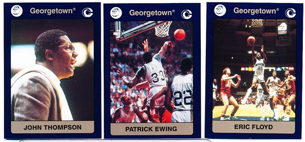 1991 Collegiate Collection Georgetown Hoyas Bskbl.- 1 Complete Set of 100 Cards