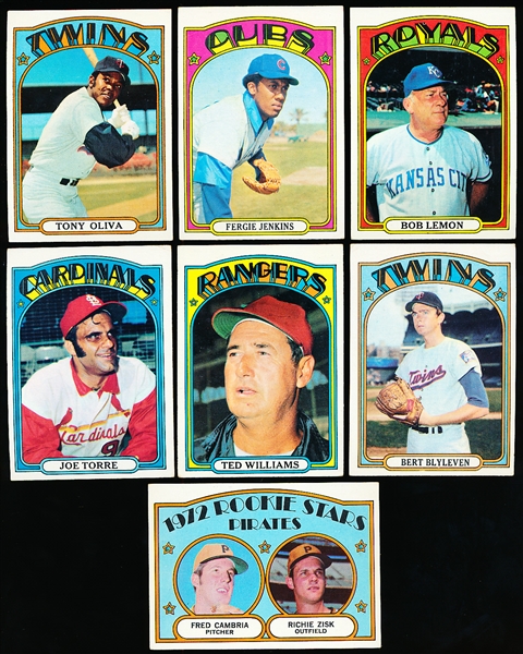 Lot Detail - 1972 Topps Bb- 60 Diff