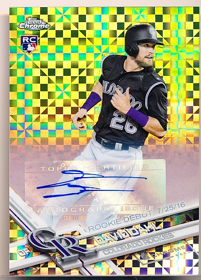 Lot Detail - 2017 Topps Chrome Update Bsbl. “Refractor Autograph” # ...