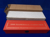 1990 Topps Tiffany Baseball Factory Sealed Set of 792 in Original Outer Box as Issued! Set #1326 of 15,000