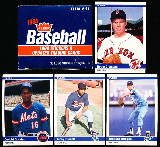 Lot Detail - 1984 Fleer Baseball Update Set in Factory Box