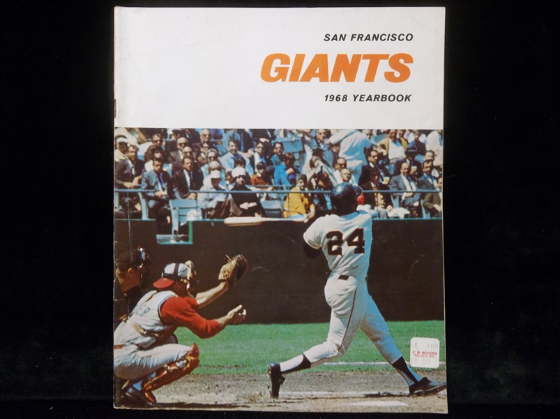 1968 San Francisco Giants Baseball Yearbook