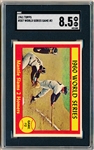 1961 Topps Baseball- #307 World Series Game 2- Mantle Slams 2 Homers- SGC 8.5 (Nm-Mt+)