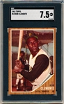 1962 Topps Baseball- #10 Bob Clemente, Pirates- SGC 7.5 (NM+)