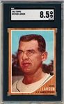 1962 Topps Baseball- #33 Don Larsen, Yankees- SGC 8.5 (Nm-Mt+)
