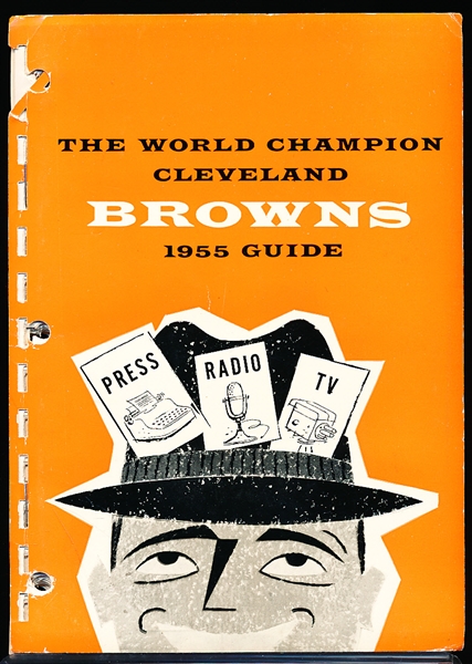 1955 Cleveland Browns Football- Press/Media Guide