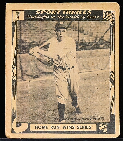 1948 Swell Sports Thrills- #6 Bill Dickey’s Last Home Run
