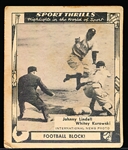 1948 Swell Sports Thrills- #17 Johnny Lindell/ Whitey Kurowski