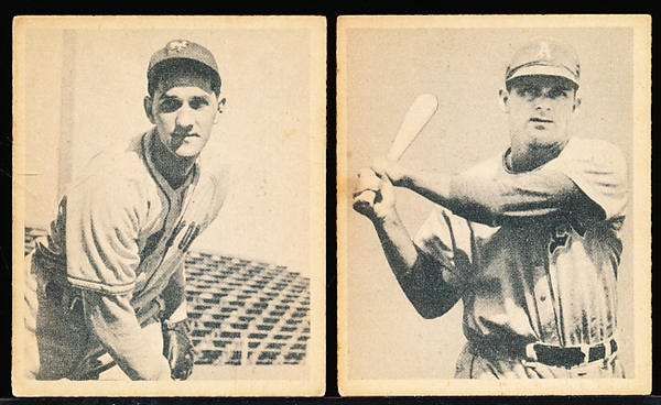1948 Bowman Baseball- 2 Cards
