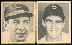 1948 Bowman Baseball- 2 Cards