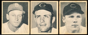 1948 Bowman Baseball- 3 Cards