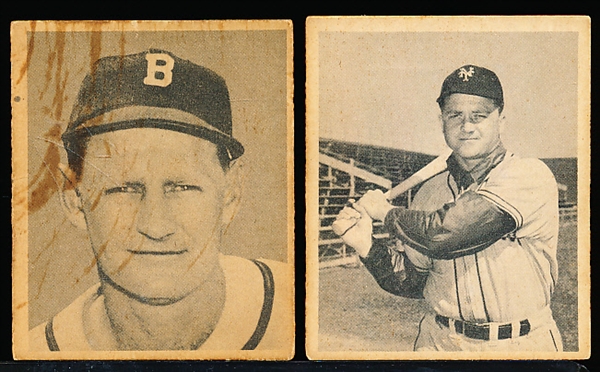 1948 Bowman Baseball- 2 Cards