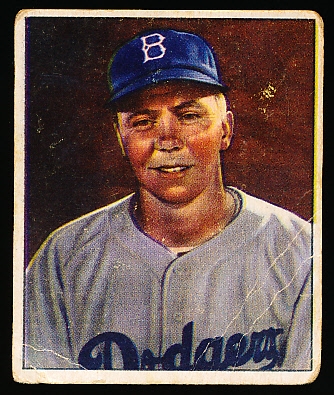 1950 Bowman Baseball- #21 Pee Wee Reese, Dodgers