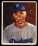 1950 Bowman Baseball- #21 Pee Wee Reese, Dodgers