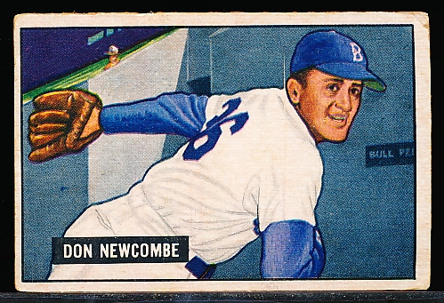 1951 Bowman Bb- #6 Don Newcombe, Brooklyn