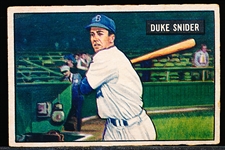 1951 Bowman Bb- #32 Duke Snider, Dodgers