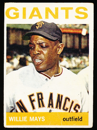 1964 Topps Baseball- #150 Willie Mays, Giants
