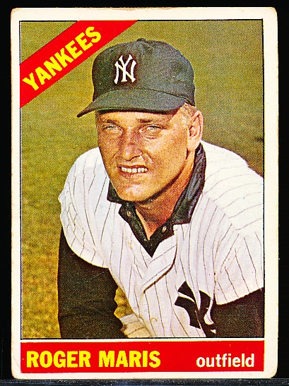 1966 Topps Bb- #365 Roger Maris, Yankees