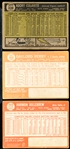 Three Baseball Cards