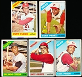1966 Topps Baseball- 5 Diff