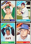 1966 Topps Baseball- 4 Diff