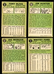 1967 Topps Bb- 4 Diff Stars