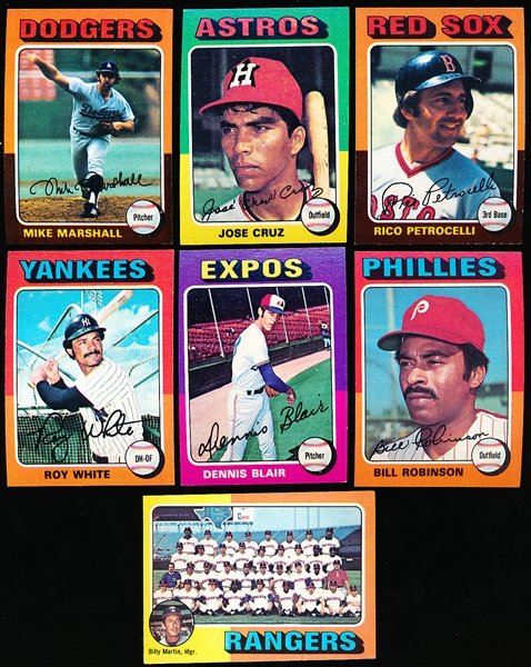 1975 Topps Bb-70 Asst