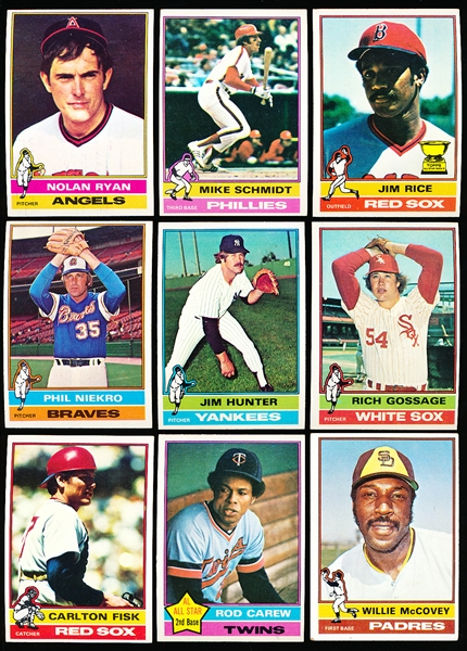 1976 Topps Bb- 9 Stars