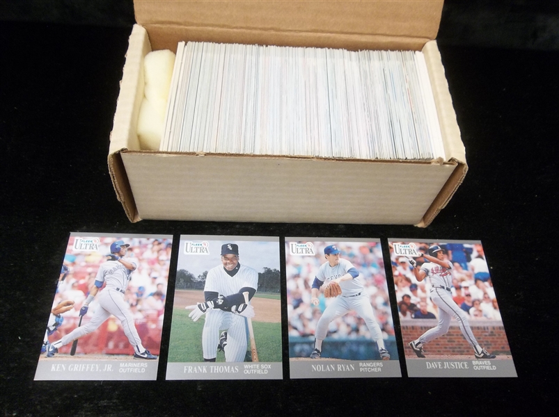 1991 Fleer Ultra Baseball Set of 400