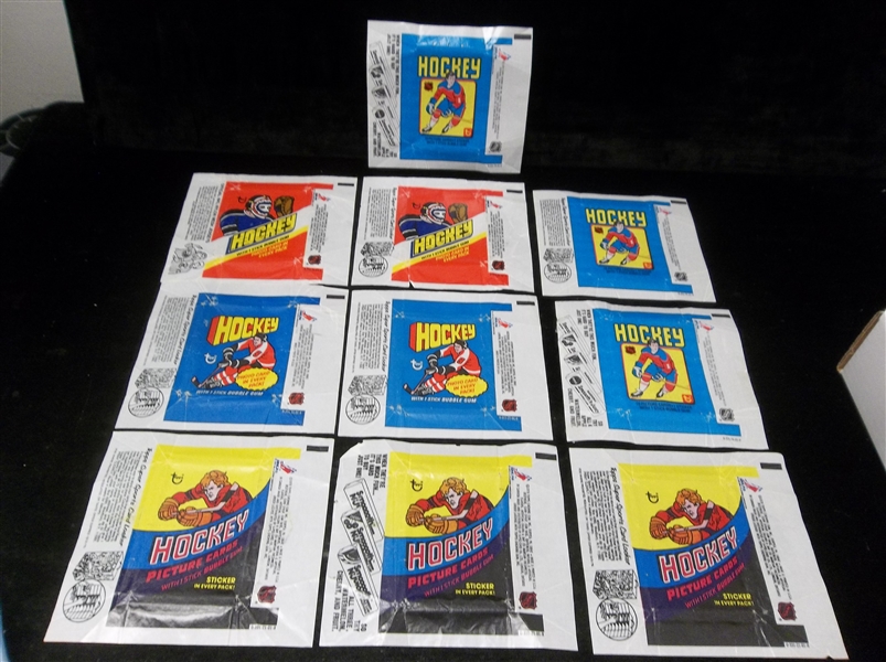 Hockey Wrappers- 10 Wrappers
