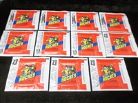 1981-82 Topps Hockey- 10 Wrappers