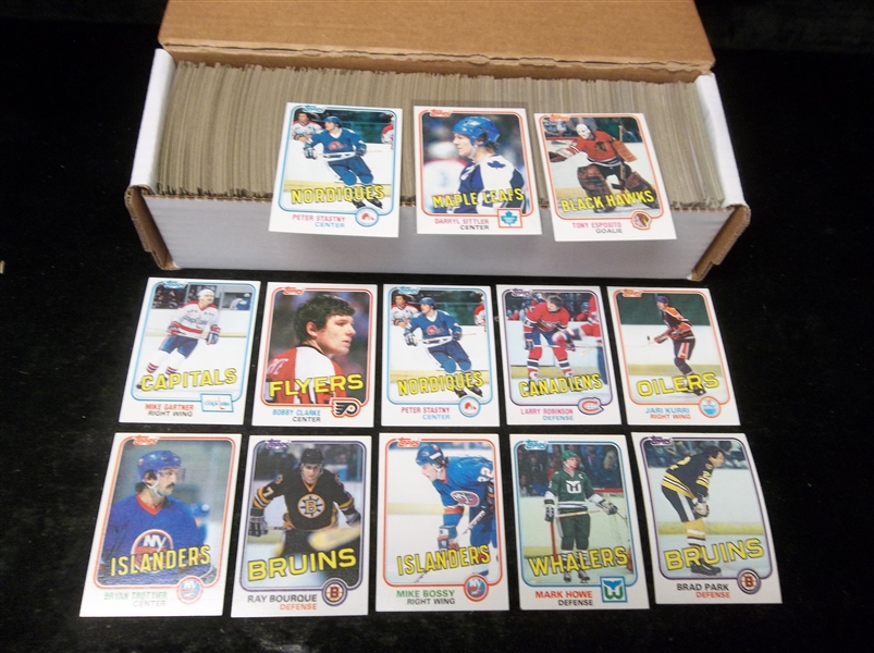 1981-82 Topps Hockey- 240 Asst