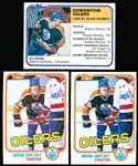 1981-82 Topps Hockey- 3 Cards