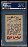 1951 Bowman Bb- #133 Sam Dente, Washington- PSA Ex+ 5.5