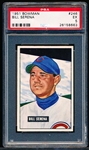 1951 Bowman Bb- #246 Bill Serena, Cubs- PSA Ex 5
