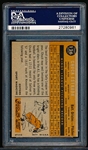 1960 Topps Baseball- #126 Chuck Estrada, Baltimore Orioles- PSA NM 7