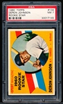 1960 Topps Baseball- #134 Deron Johnson, Yankees- PSA NM 7