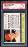 1961 Post Cereal Bb- #117 Robin Roberts, Phillies- PSA Ex 5 (Hand Cut)