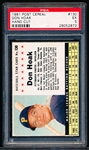 1961 Post Cereal Bb- #130 Don Hoak, Pirates- PSA Ex 5 (Hand Cut)